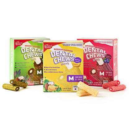 Banana Chew, Digestive Support, Dental Care Dog Treats (Available in S/M/L)